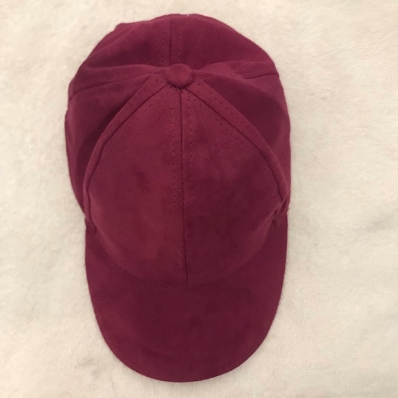 Rampage Adjustable Velvet Maroon Cap
